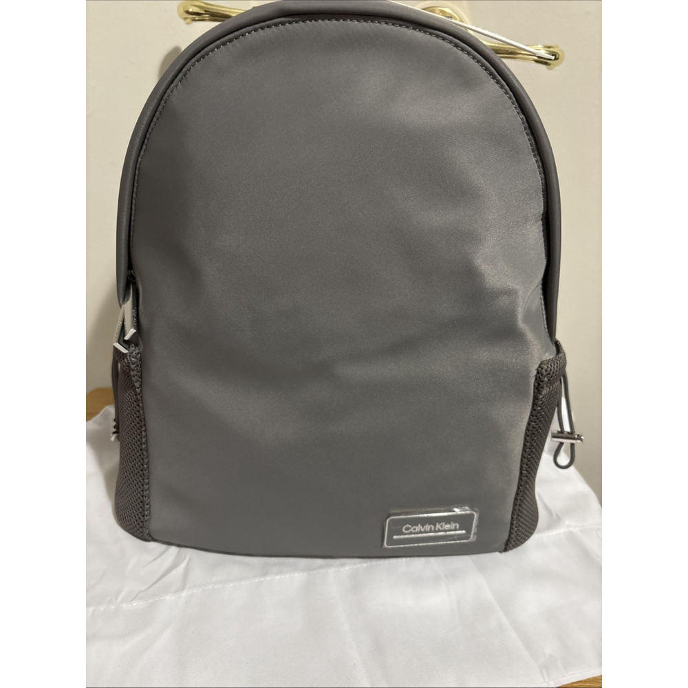 Calvin Klein Women's Jessie Organizational Backpack Gray